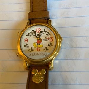 Vintage Mickey Mouse watch by Lorus.